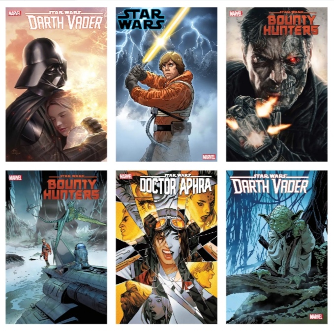 Las portadas de los cómics Star Wars USA mayo&nbsp;2020