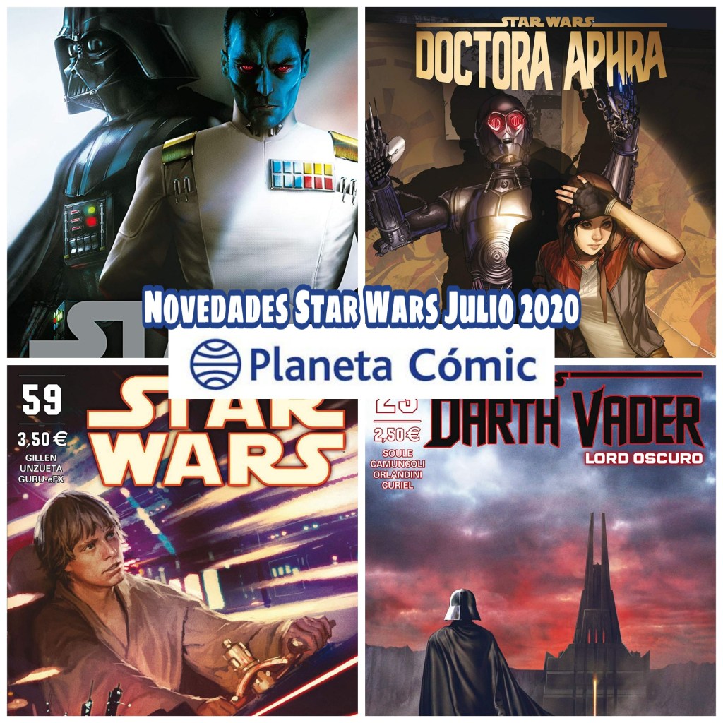 Novedades Star Wars de Planeta Cómic para Julio&nbsp;2020