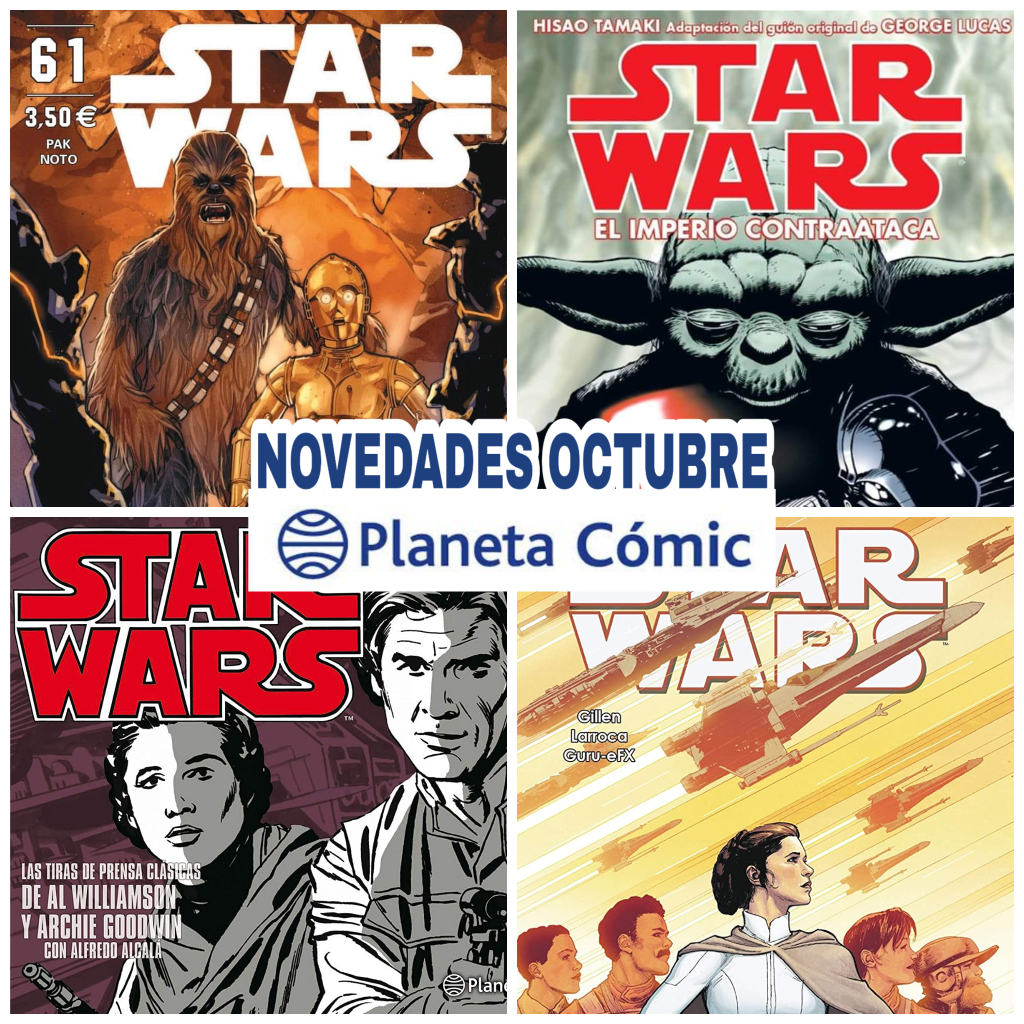 Novedades Star Wars de Planeta Cómic para Octubre&nbsp;2020