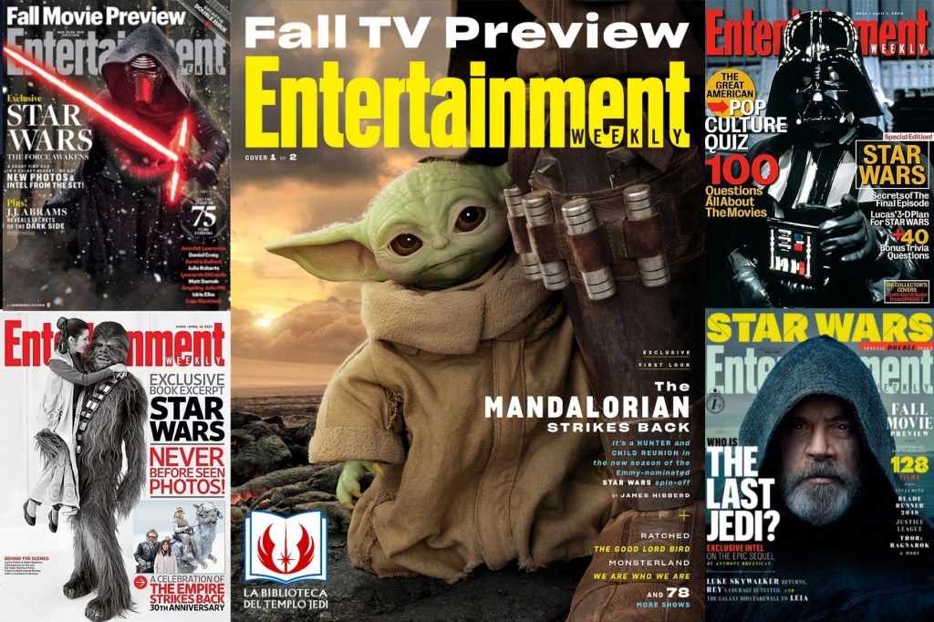 Las portadas Star Wars de la revista Entertainment&nbsp;Weekly
