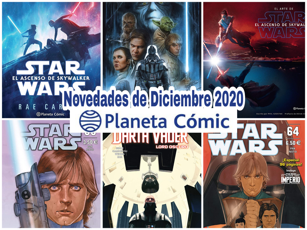 Novedades Star Wars de la editorial Planeta Cómic para diciembre&nbsp;2020