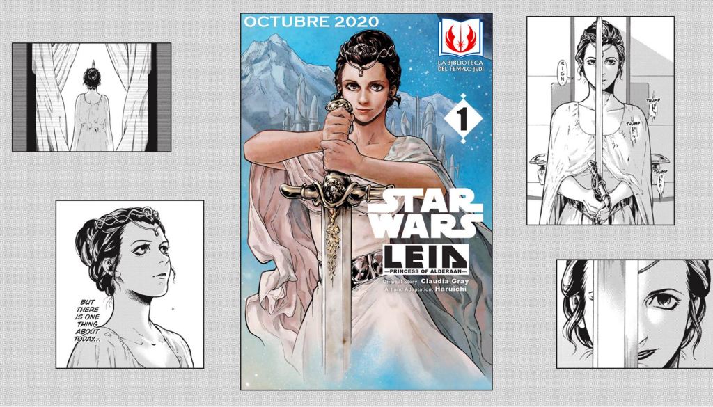 Adelanto de la adaptación al Manga de la novela Leia Princesa de&nbsp;Alderaan