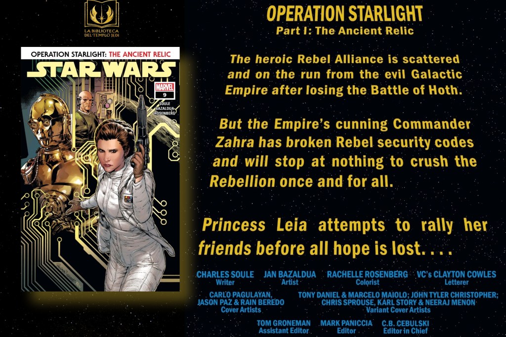 Arranca la Operación Starlight en Star Wars&nbsp;#9