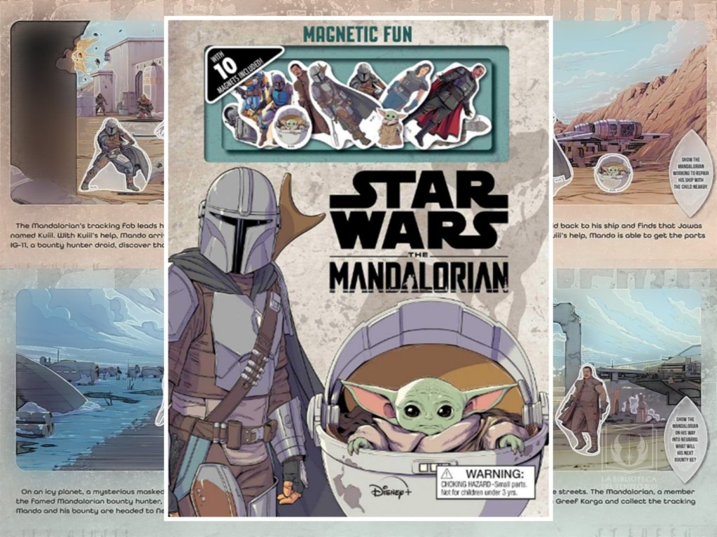 Avance del libro Star Wars The Mandalorian Magnetic&nbsp;Fun