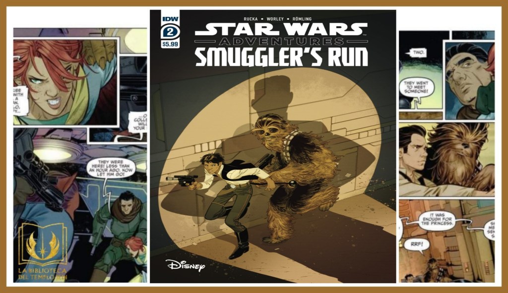 Avance del cómic Star Wars Adventures: Smuggler’s Run&nbsp;#2