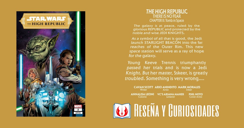 Sskeer se enfrenta a sus peores miedos en The High Republic&nbsp;#2