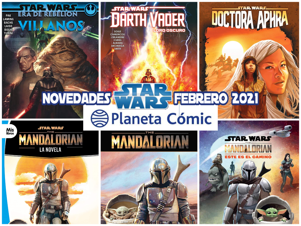 Novedades Star Wars de la editorial Planeta Cómic en febrero&nbsp;2021