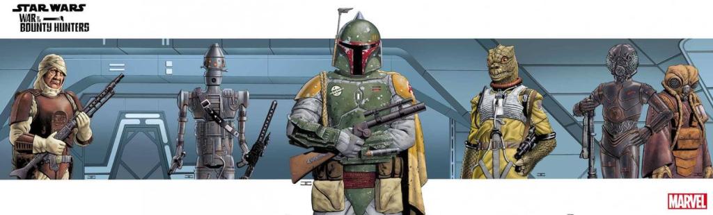 Nuevas portadas de John Cassaday para Star Wars Wars of the Bounty&nbsp;Hunters