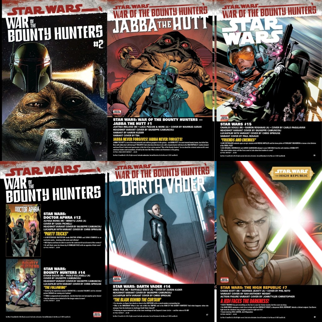 Novedades Star Wars del Catálogo Previews de Mayo&nbsp;2021