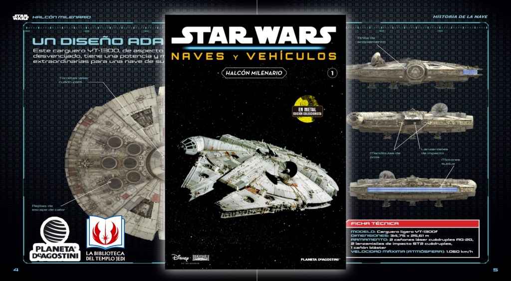 Avance del coleccionable STAR WARS NAVES Y VEHÍCULOS #1: El Halcón Milenario de Planeta&nbsp;DeAgostini