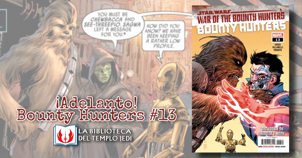 Mira cómo la lía Chewbacca en este adelanto de Bounty Hunters&nbsp;#13