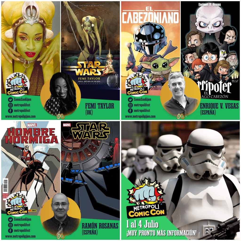 Invitados Star Wars en El Super Festival Metrópoli Gijón&nbsp;2021