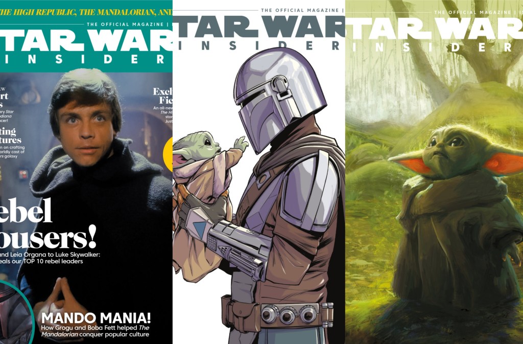 Portadas y contenido de la revista Star Wars Insider&nbsp;#203
