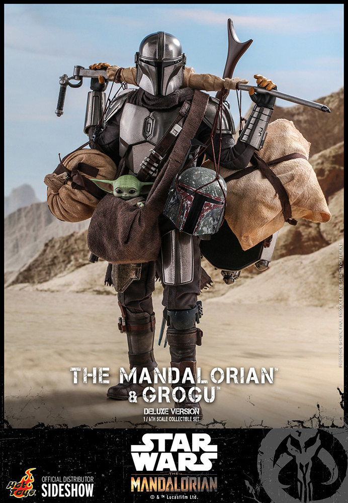 La nueva Hot Toys de Din Djarin y Grogu de The&nbsp;Mandalorian