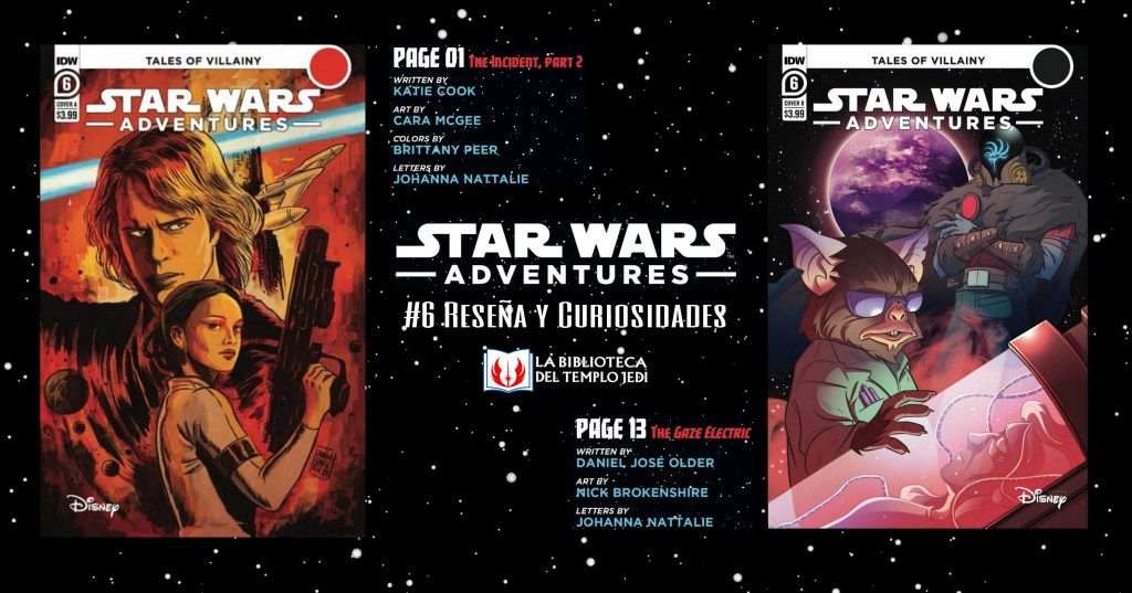 Reseña y Curiosidades de Star Wars Adventures #6: Padme vs Anakin y ¡Precuela de The High&nbsp;Republic!