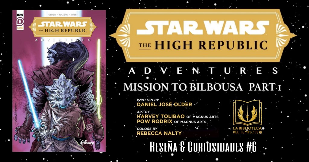 Reseña y Curiosidades The High Republic Adventures&nbsp;#6