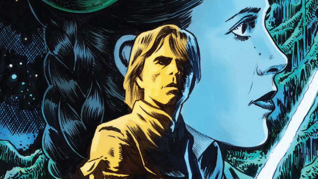 Luke y Leia en Bogano en el avance de Star Wars Adventures&nbsp;#8