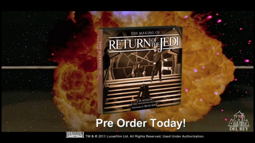 Trailer del libro Como se hizo Star Wars el Retorno del&nbsp;Jedi