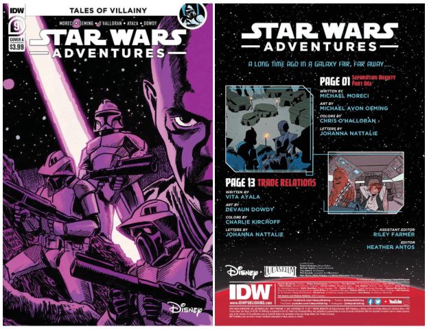 Avance del cómic Star Wars Adventures&nbsp;#9