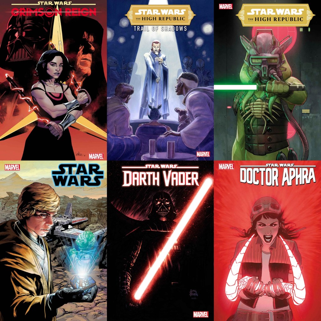 Los Cómics Star Wars de Marvel que llegarán en&nbsp;diciembre