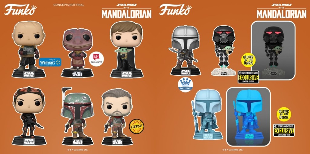 Nuevas figuras Funko de Star Wars The&nbsp;Mandalorian