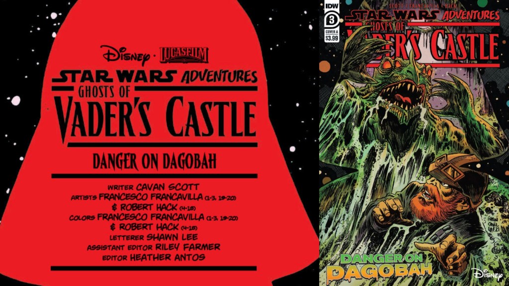 Visiones de un Jedi en busca de artefactos antiguos en el avance de Ghosts of Vader’s Castle&nbsp;#3