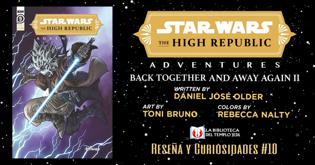 Reseña y curiosidades del cómic The High Republic Adventures&nbsp;#9