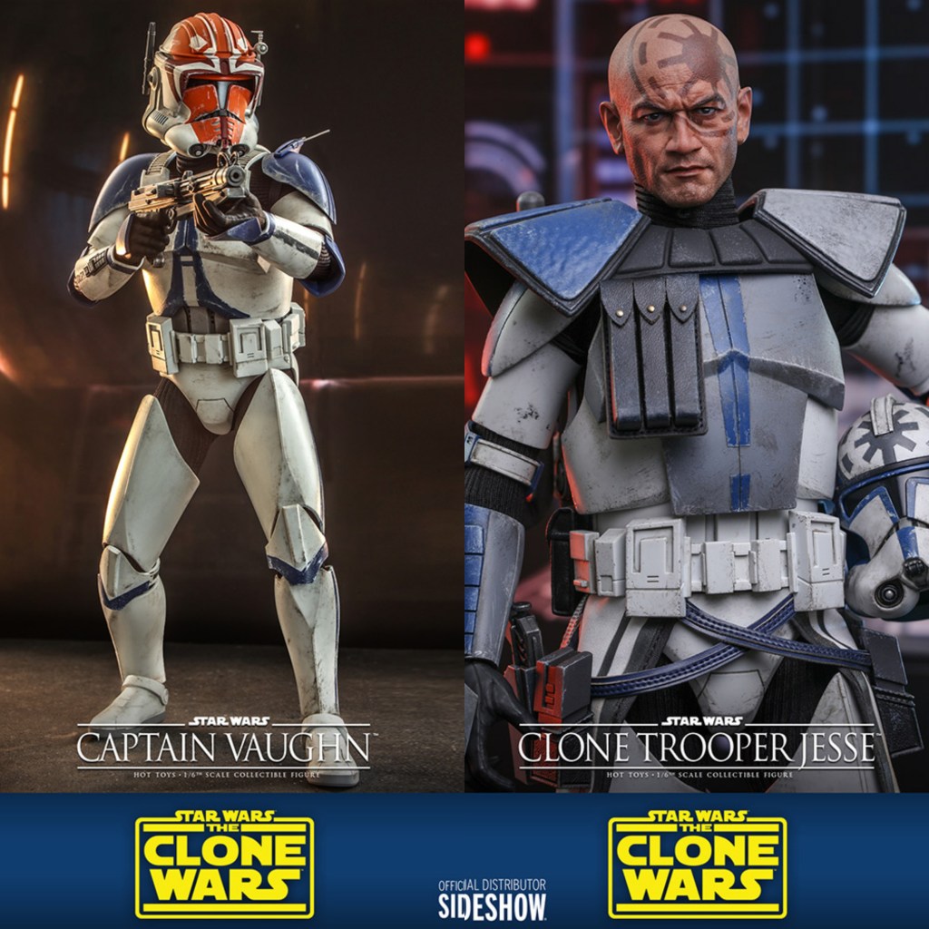 Nuevas Hot Toys del Capitán Vaughn y el Clone Trooper Jesse de The Clone&nbsp;Wars