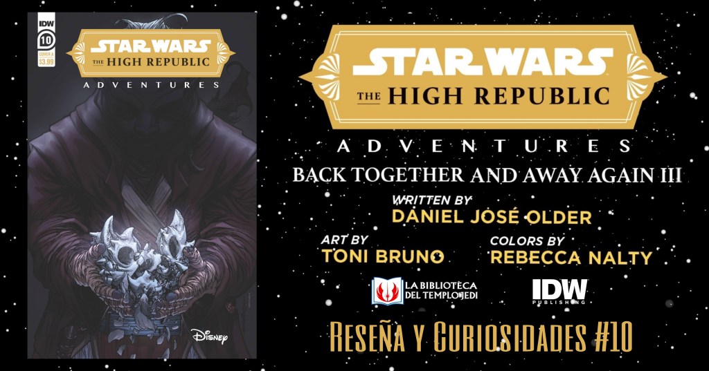 Reseña y curiosidades del cómic The High Republic Adventures&nbsp;#10
