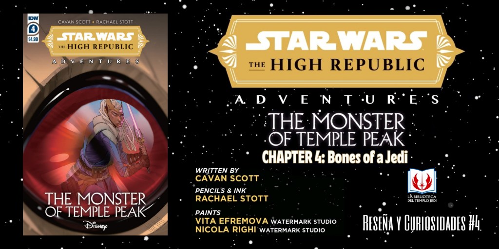 Reseña y curiosidades de Star Wars The High Republic: The Monster of Temple Peak&nbsp;#4