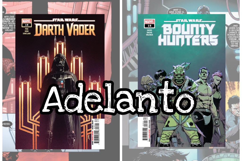 Adelanto de los cómics Darth Vader y Bounty Hunters&nbsp;#18