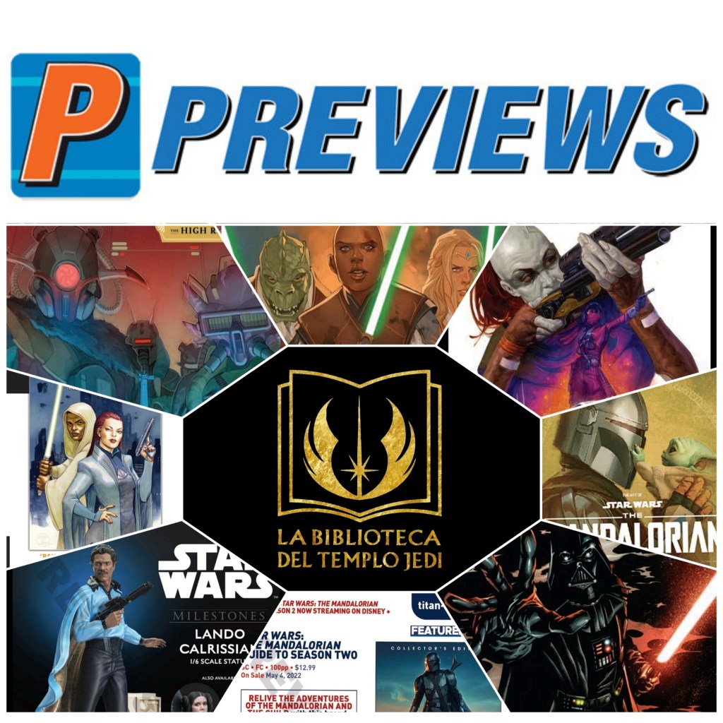 Novedades Star Wars del Catálogo Previews de diciembre&nbsp;2021