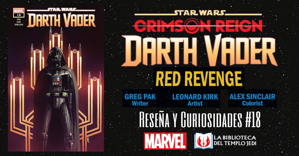 Reseña y curiosidades del cómic Darth Vader&nbsp;#18