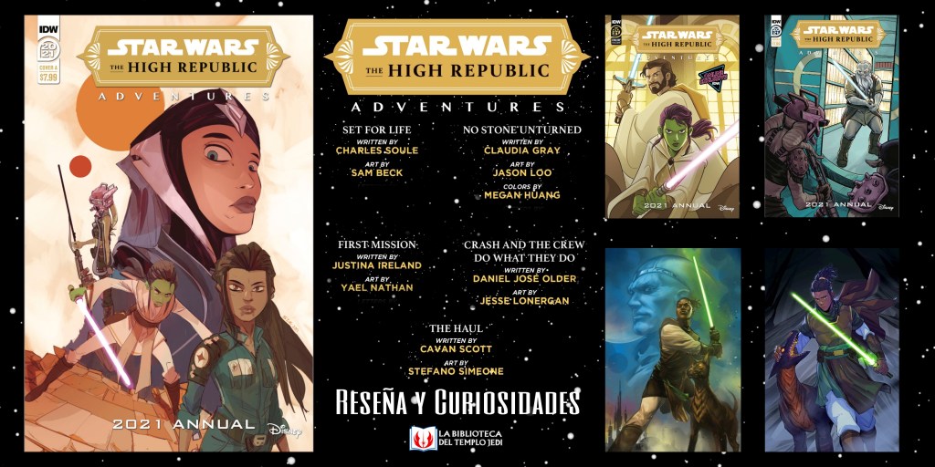 Reseña y curiosidades del cómic The High Republic Adventures Annual&nbsp;2021