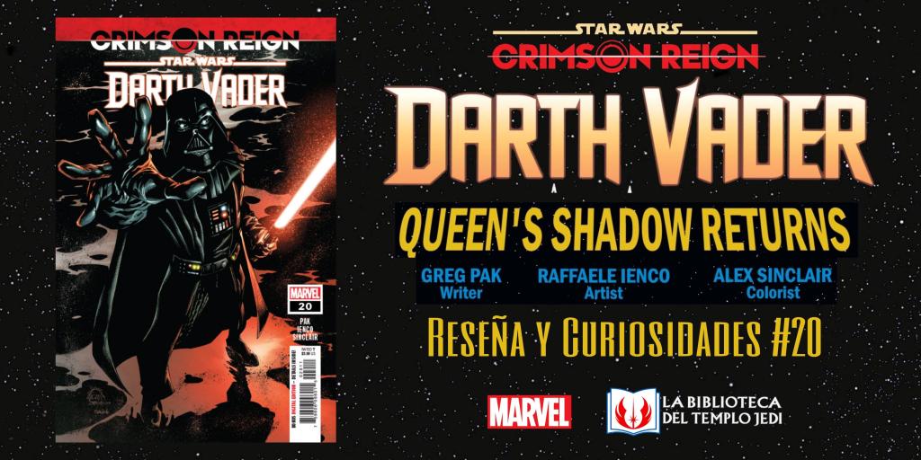 Reseña y curiosidades del cómic Darth Vader&nbsp;#20