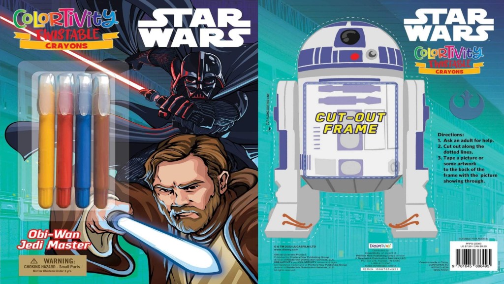 Avance del libro para colorear Star Wars Obi-Wan Jedi&nbsp;Master