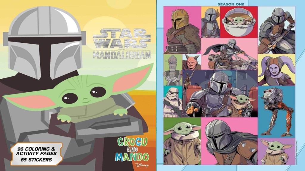Avance del libro de actividades Star Wars The Mandalorian: Grogu y&nbsp;Mando