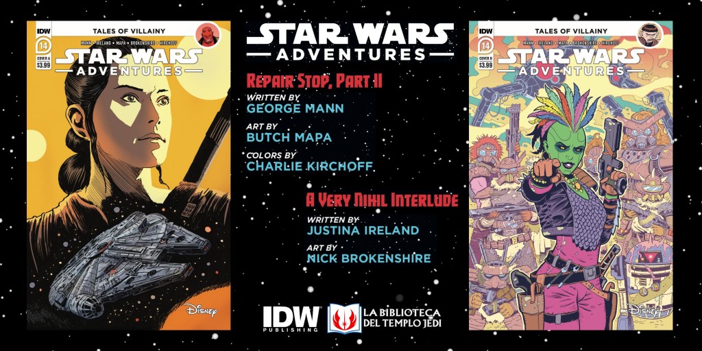 Reseña y curiosidades del cómic Star Wars Adventures&nbsp;#14