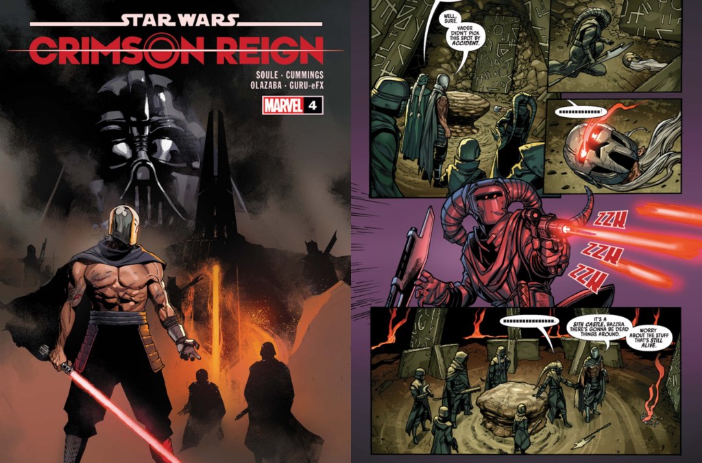 Los Caballeros de Ren entran en el Castillo de Vader en el avance de Star Wars Crimson Reign&nbsp;#4