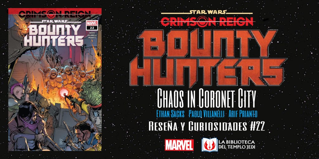 Reseña y curiosidades del cómic Bounty Hunters&nbsp;#22