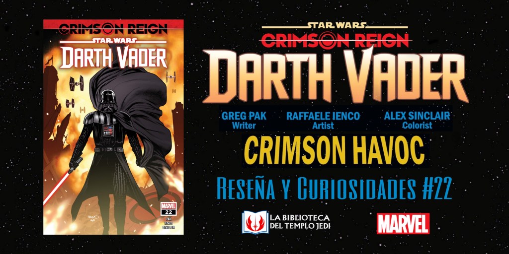 Reseña y curiosidades del cómic Darth Vader&nbsp;#22