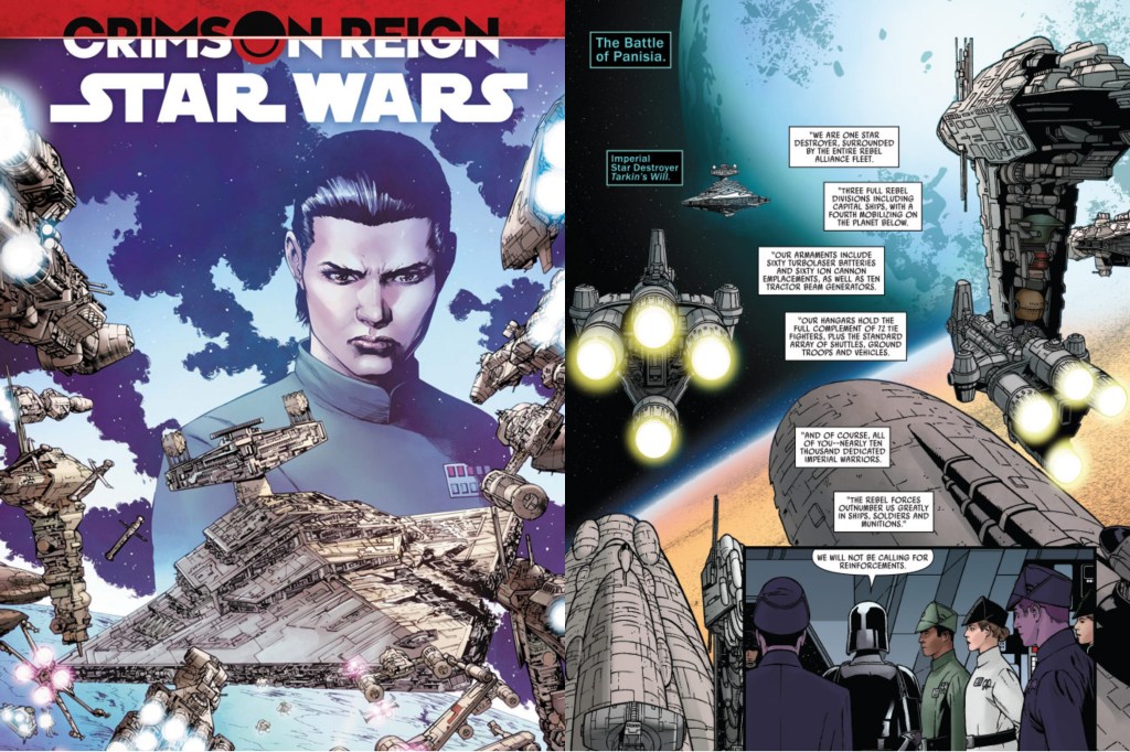 Las Flotas Rebeldes e Imperiales entran en Batalla en el avance de Star Wars&nbsp;#23