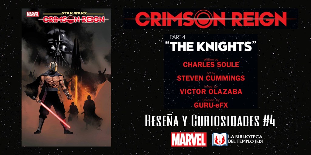 Reseña y curiosidades del cómic Star Wars Crimson Reign&nbsp;#4