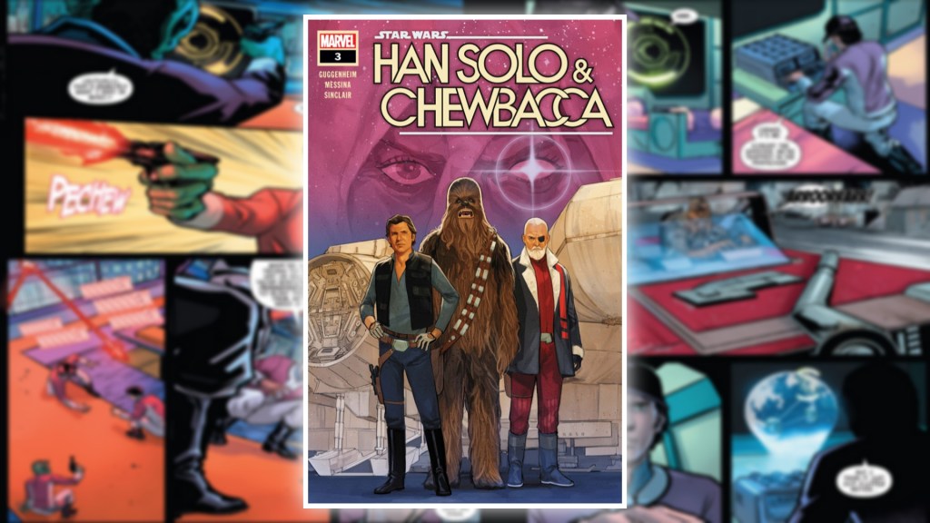 Han y Greedo juntos ante el Peligro en el avance del cómic Han Solo & Chewbacca&nbsp;#3