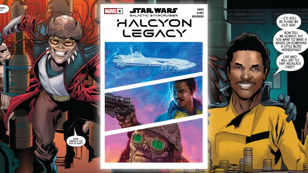 Lando y Hondo en problemas Imperiales en el avance de Star Wars Halcyon Legacy&nbsp;#4