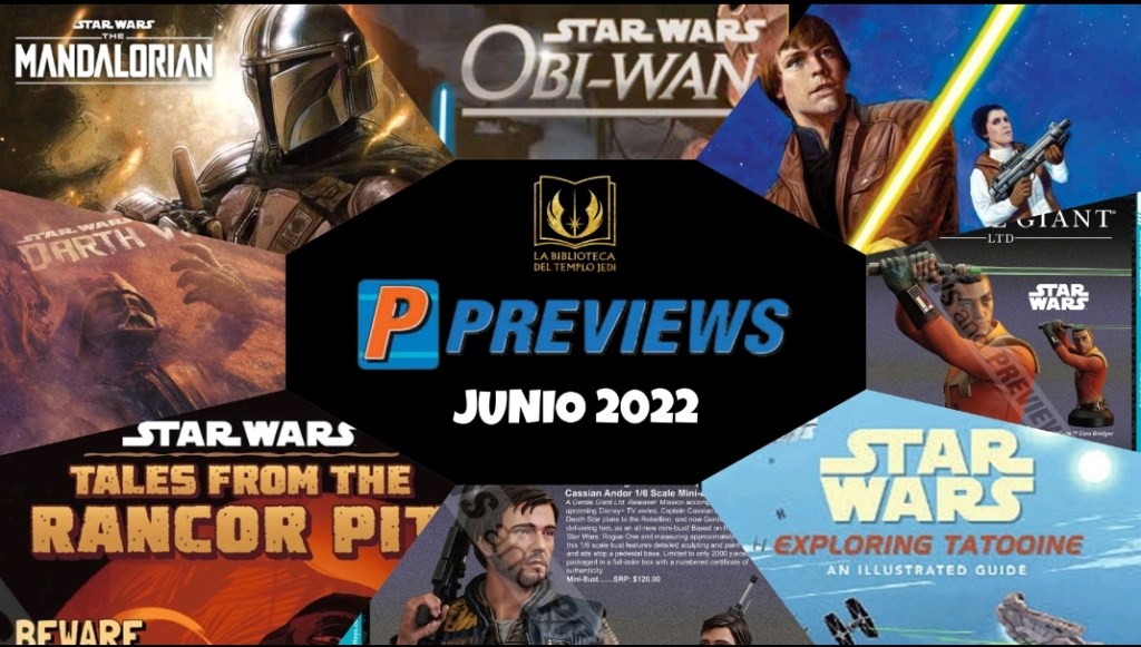 Novedades Star Wars del Catálogo Previews de Junio&nbsp;2022