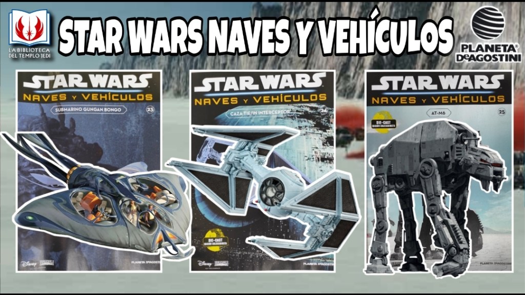 Unboxing Coleccionable Star Wars Naves y Vehículos #10: Nave Gungan, Caza TIE Interceptor y&nbsp;AT-M6