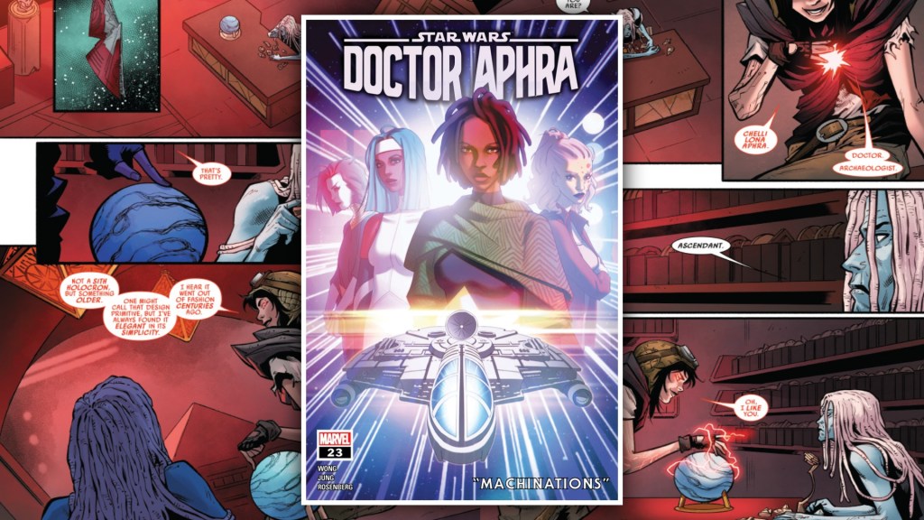 Aphra visita a la Archivista del Crimson Dawn en el avance de Doctora Aphra&nbsp;#23