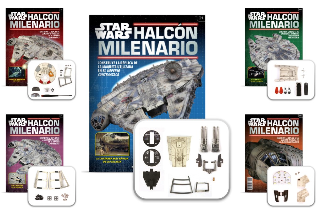 Primeras entregas del Coleccionable Star Wars Construye el Halcón Milenario de Planeta&nbsp;DeAgostini