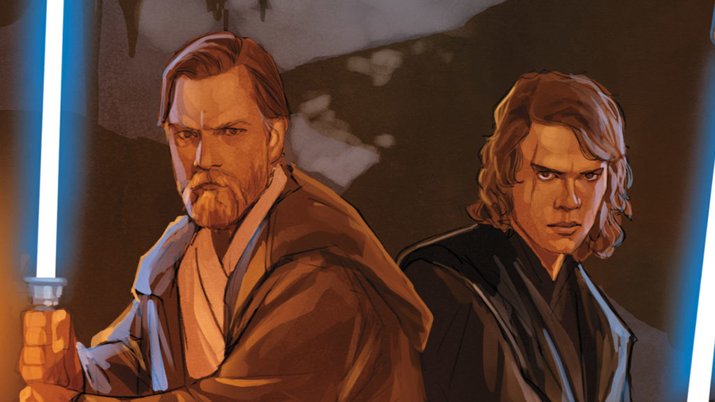 Obi-Wan y Anakin en una Misión Secreta en las Guerras Clon en el avance de Star Wars Obi-Wan Kenobi&nbsp;#4